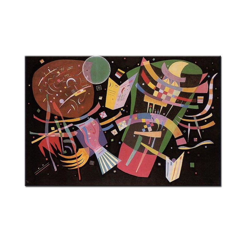 Composition X by Wassily Kandinsky Abstract Art,Hand painted Oil painting Repro