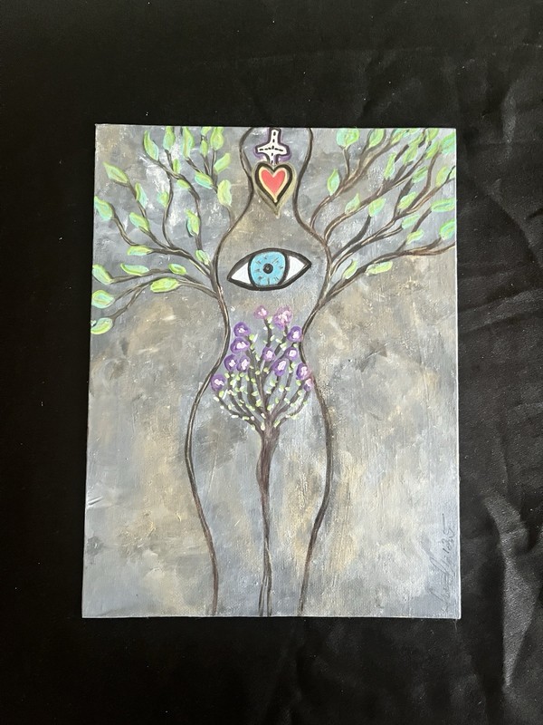 “Nature” Acrylic On Canvas Panel Hand Painted Art - UnFramed Panel Size 12x9 gallery