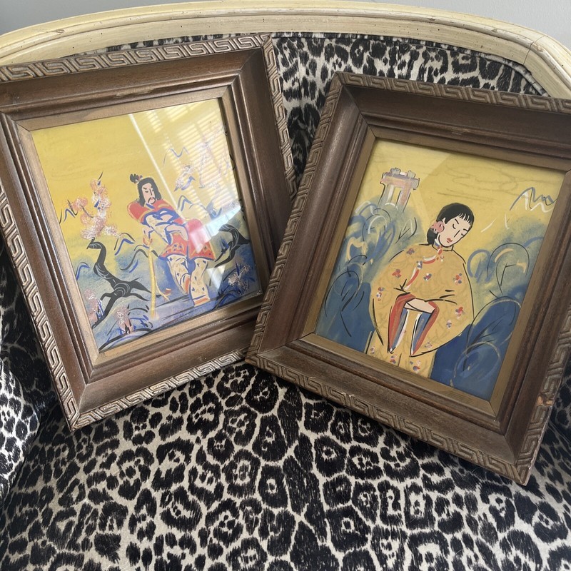 Reverse Painted Glass Pictures