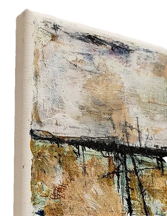 No.496 Original Abstract Modern Impressionistic Landscape Painting By K.A.Davis gallery