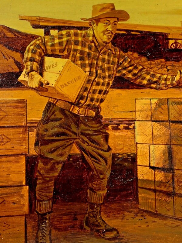 Listed Artist Stevan Dohanos (1907-1994) Signed & Published Western Illustration gallery