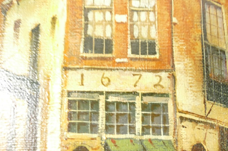 Joh.van der Linde Oil Canvas Checkpoint 93x113cm G-7810 gallery