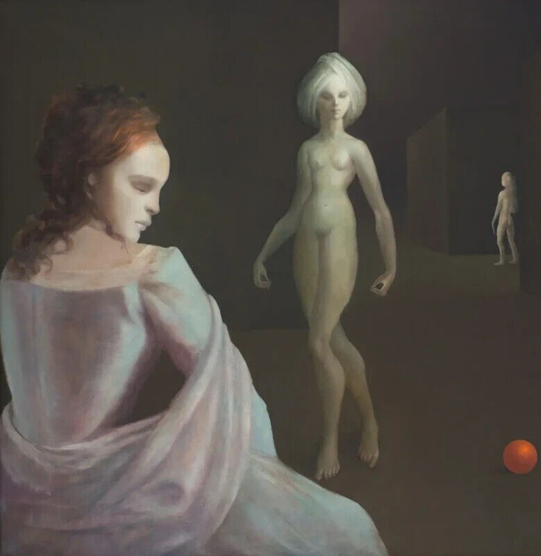 LEONOR FINI OIL PAINTING SIGNED.. gallery