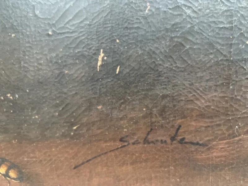 Oil on Canvas Attribute to Cornelia Schouten Heavey Frame,Signed Lower Right gallery