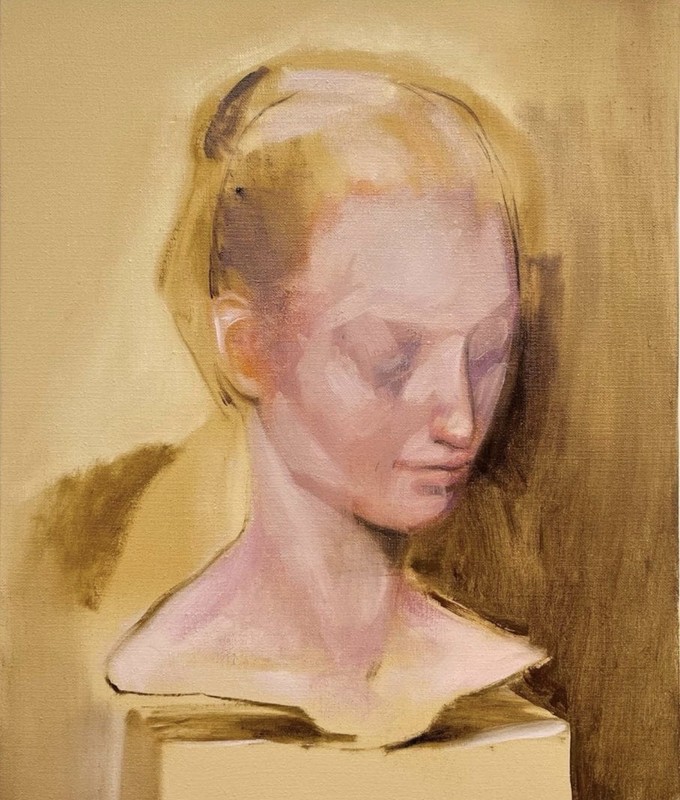 Yosuke Yamanouchi Untitled 2023 Original Oil Painting Contemporary Japanese Art