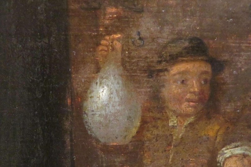 ANTIQUE 17th Century DUTCH SCHOOL Old Master Oil On Panel BUTCHERS SHOP gallery