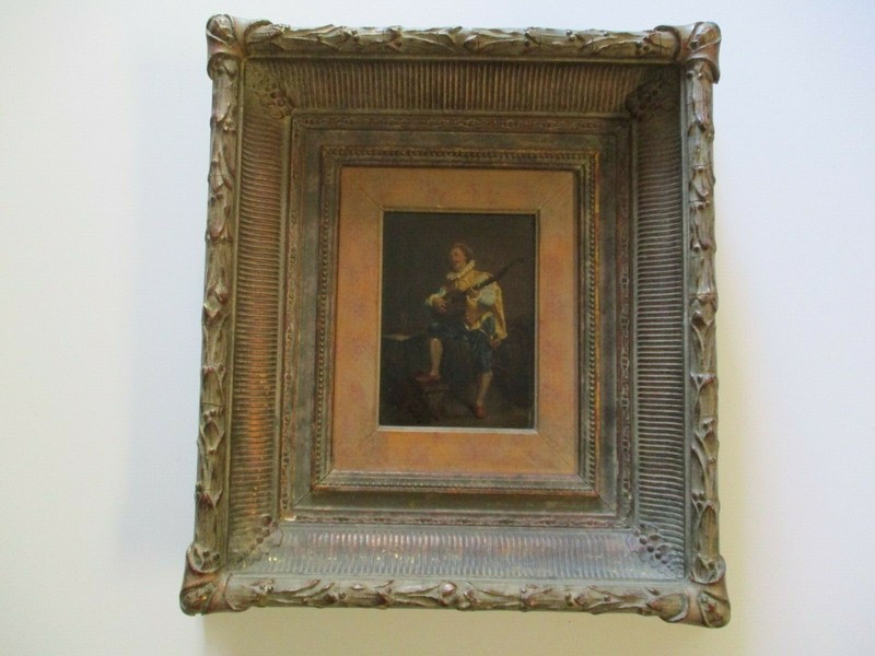 FINEST 18TH CENTURY PORTRAIT MUSICIAN MALE MODEL MUSEUM QUALITY 1750'S OIL RARE gallery