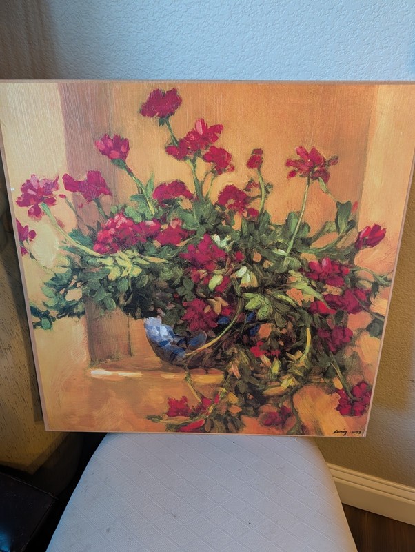 Ivy Geraniums by Philip Craig Canvas Art-24 W"X 24 H" gallery