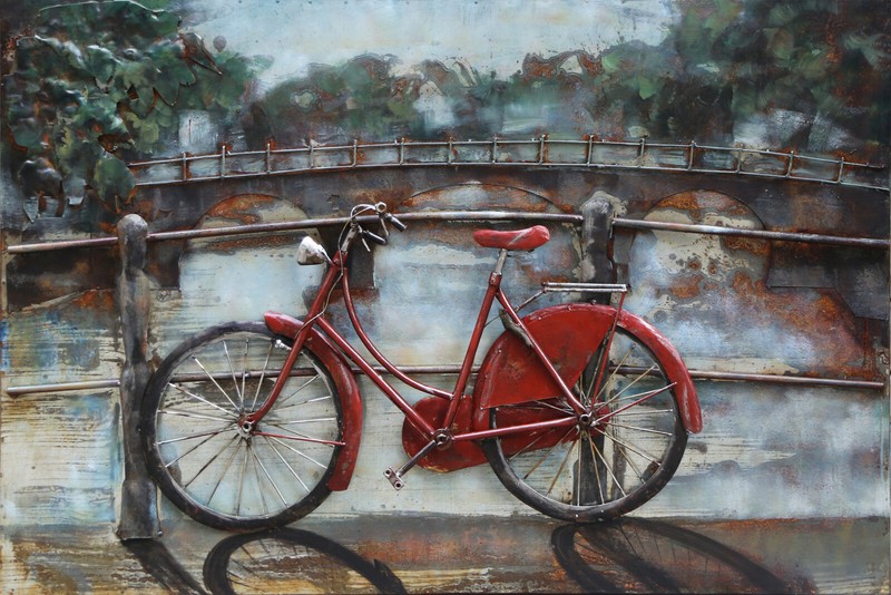 Museum Quality Scenic Ride Original Artwork 3 D Oil Painting Hand Made Decor