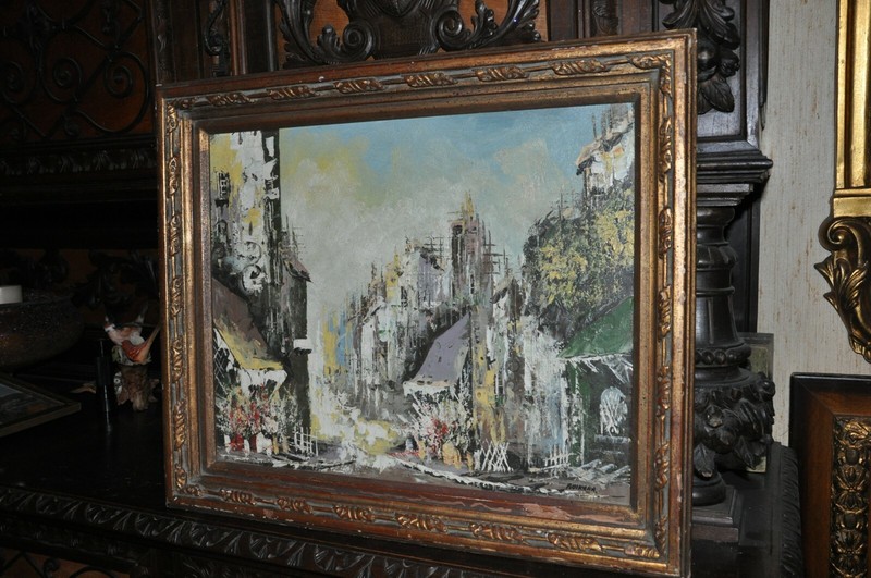 A Stunning Antique Listed Artist Albert Buikema Painting! oil on Canvas gallery
