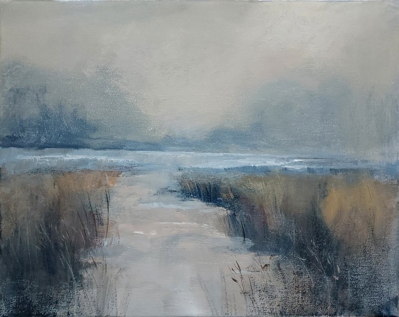 Original Impressionist Painting on 11 in x14 in Canvas - Signed by the Artist gallery