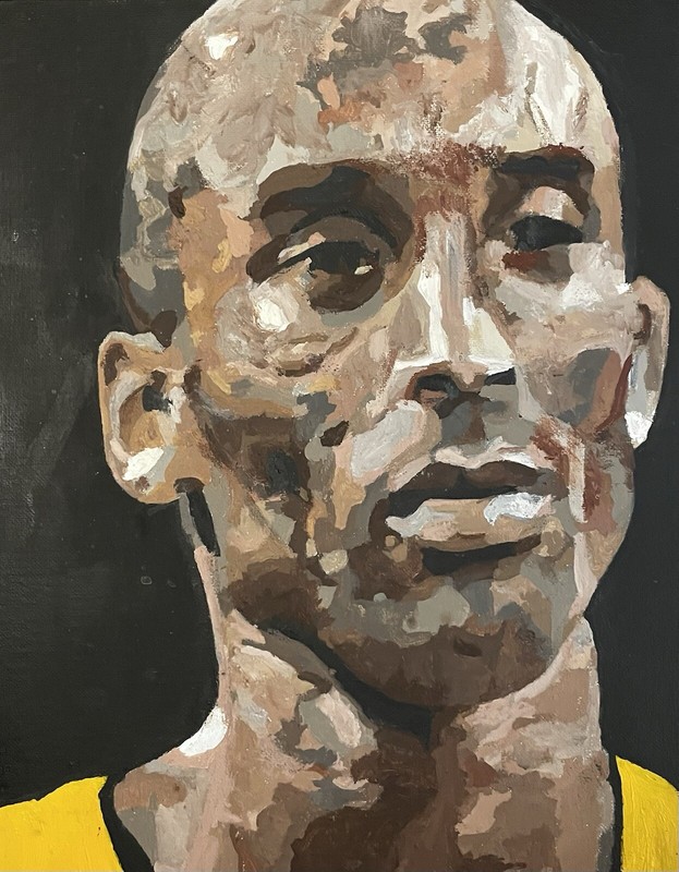 11×14″ Kobe Bryant Lakers Number 8 Tribute Acrylic Pop Art Painting