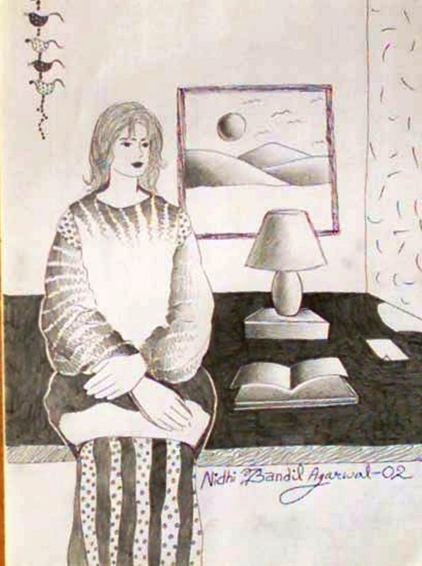 Original Painting Made & Signed By World Fame Artist Nidhi Bandil Agarwal Jaipur
