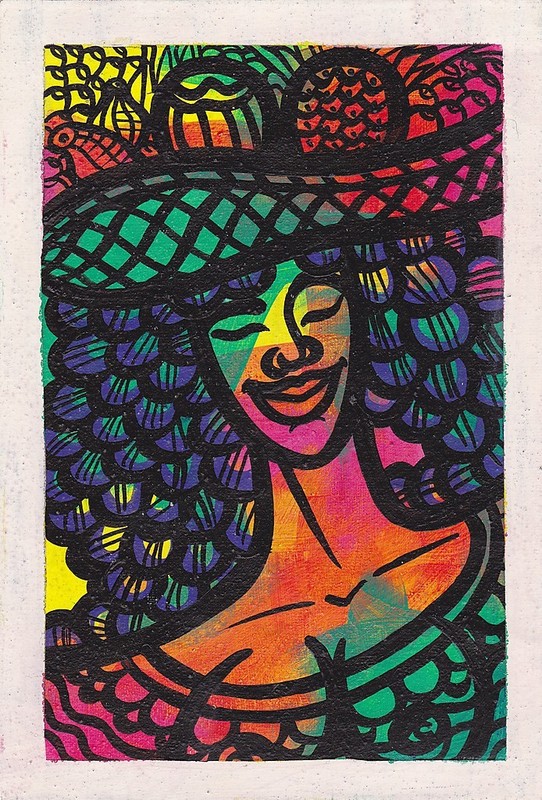 Original Art Canvas Painting Cuban Artist Cuba LEONARDO RUBIO BRIDON 141
