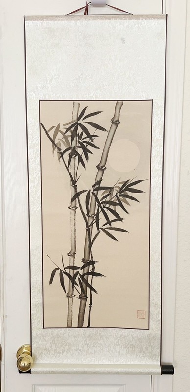 Bamboo- Traditional Asian Painting – Signed