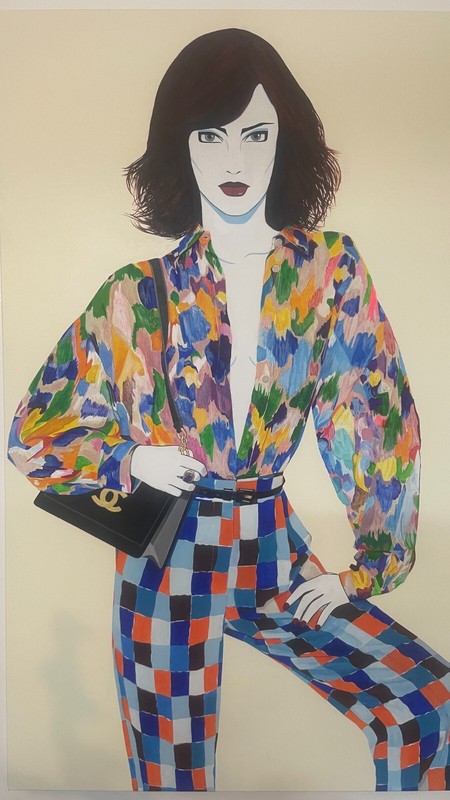 original painting on canvas 30″ x  48″ x  2″