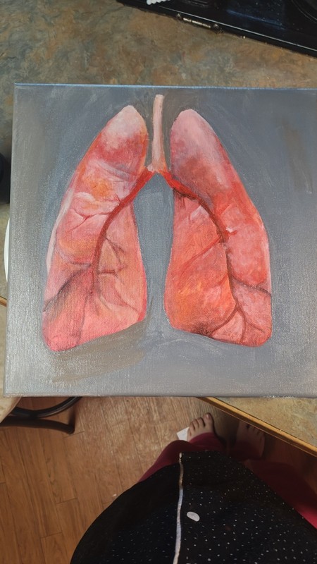 Inner Workings Piece 1 – Original Acrylic 12 x 12 Inch Painting On Canvas