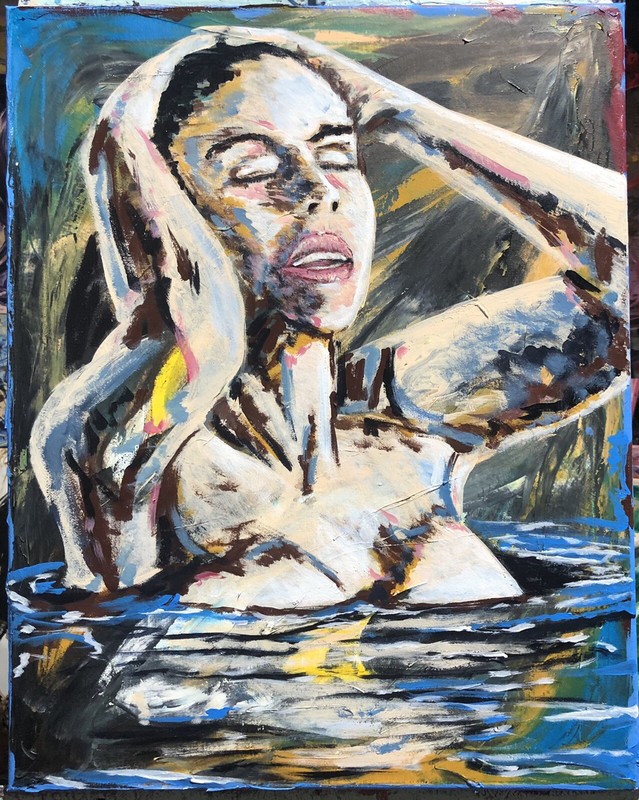 “Faded Memories”, Original Painting Canvas Art Oils #michaelscottwoodcock gallery