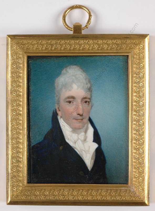 Andrew Robertson (1777-1845) «Portrait of Gentleman» important miniature (m)