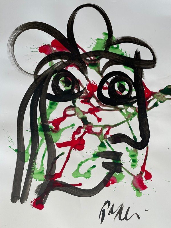 Peter Robert Keil Watercolor 28+22 Inches