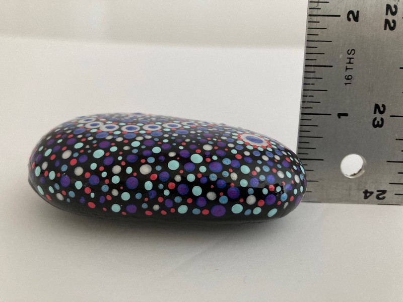 Mandala dot painted rock gallery