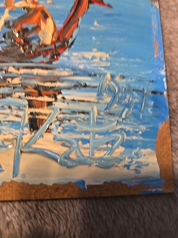 Morris Katz Original Painting 1981 gallery