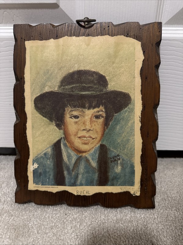 Painting Of An Amish Boy