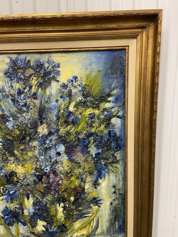 George Brunon (French, b.1925) Still Life Large oil on canvas signed LR, COA gallery