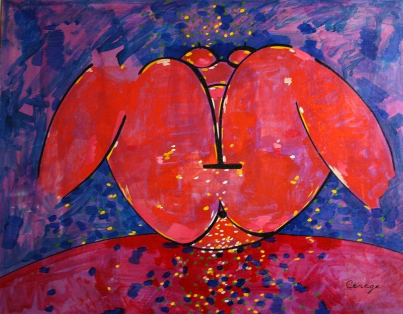 PICTURE COLLECTION CLEARANCE VALERI SEGEDA-Acrylic on Box-10-1990