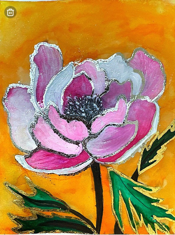Original Artwork On Paper – mix media-textured-Original Signed Art