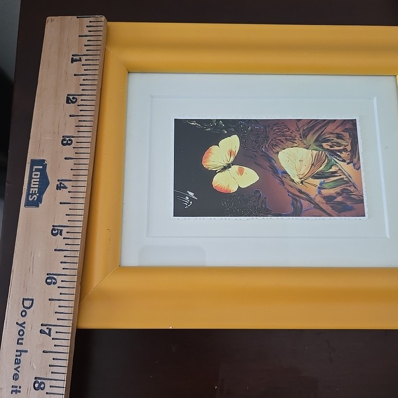 Set 2 Still Life Giclee Prints - Butterflies with Flower - Signed By John Mojjis gallery