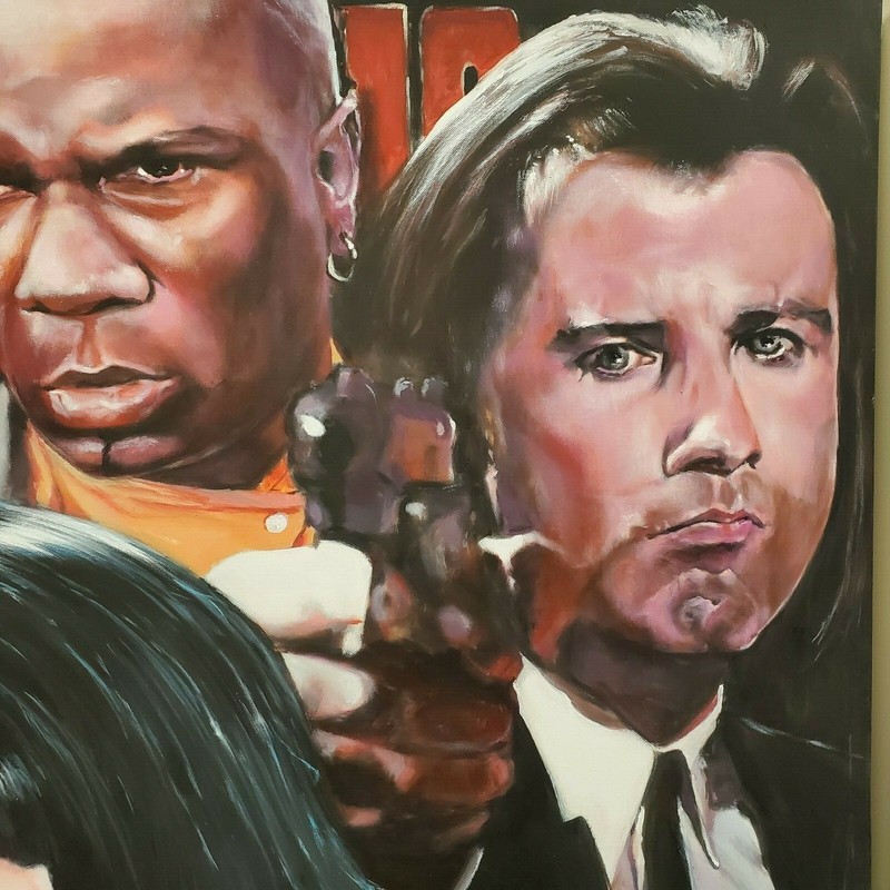 Pulp Fiction Samuel Jackson Bruce Willis Uma Thurman John Travolta Ving Rhames gallery