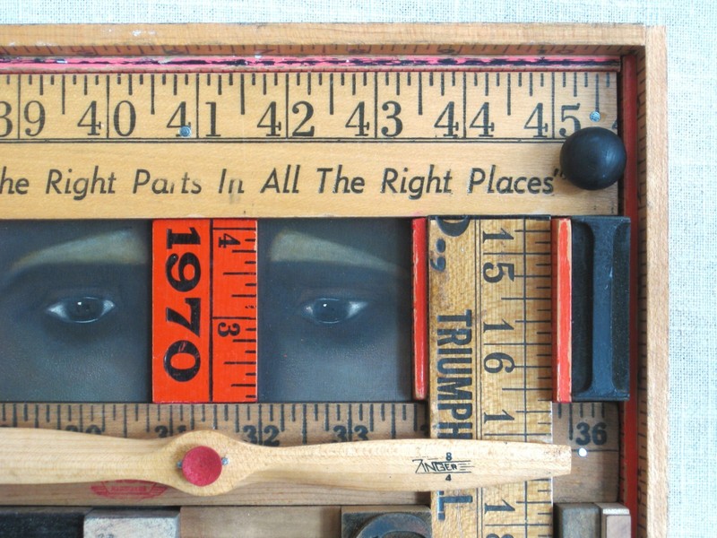 Lover's Eye Painting Assemblage Sculpture Eyeball Original Framed Wall Art gallery