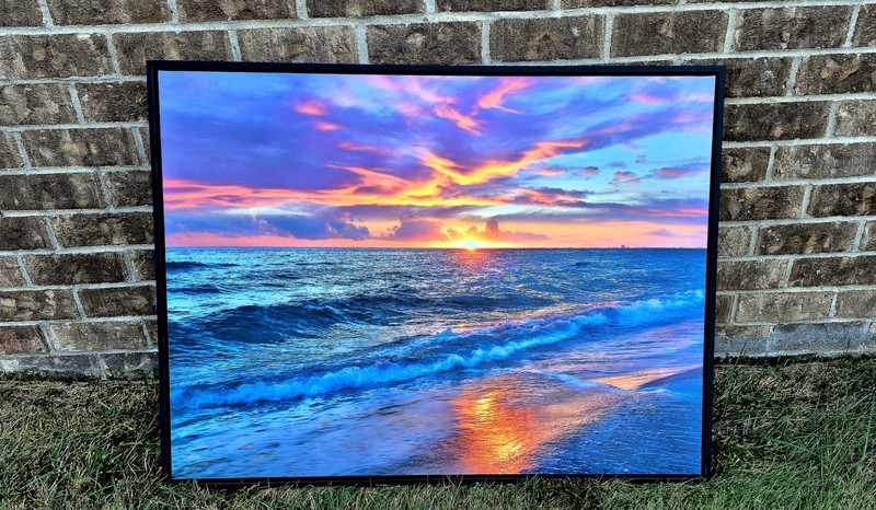 Beautiful Beach Painting. Brand New No Scratches On Canvas.