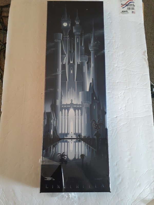 Disney Cinderella Castle Painting By JC Richard, Signed By Artist