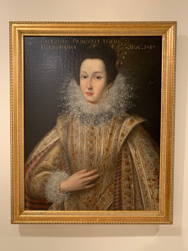 Incredible Italian 19th Century Antique Oil Painting Portrait of Queen or Lady a