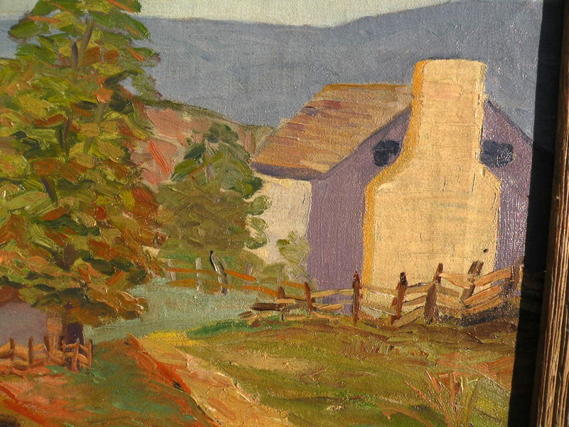 Eugenia Miller 1903-1959 impressionist 1932 landscape painting American artist gallery
