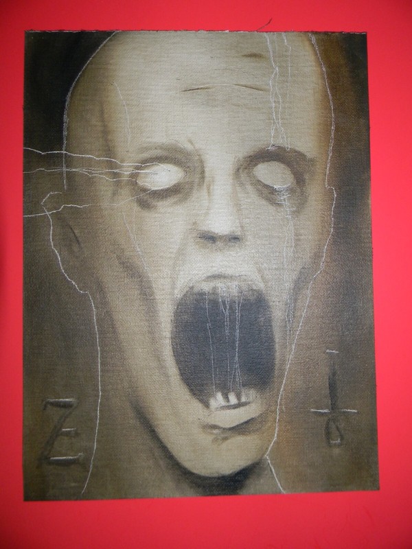 TORMENTED ALEXANDER Todorov Horror Dark Art tERROR Demon Zombie Weird Painting