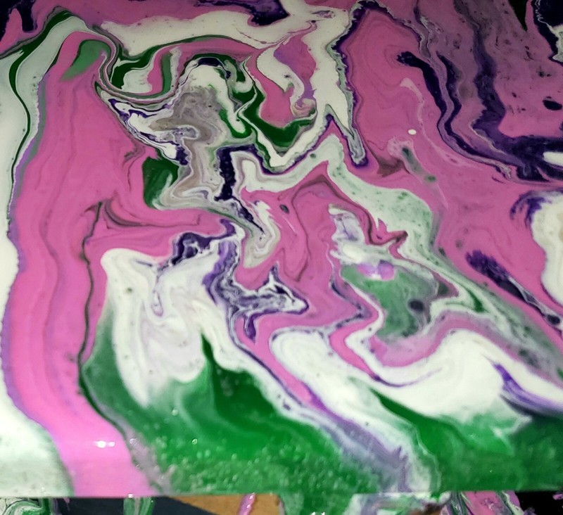 Original Abstract Painting on Canvas signed ready to hang Wall Decor gallery