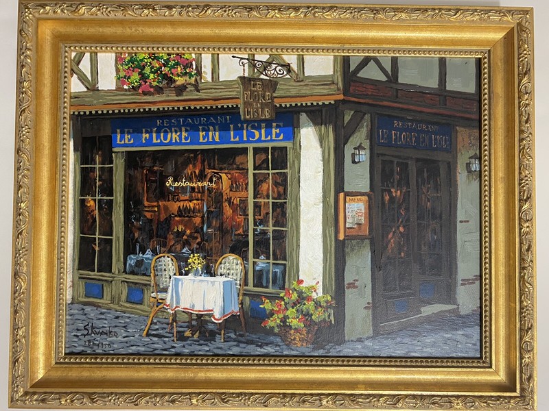 Shvaiko: Rendezvous #282/950, Serigraph Canvas Deluxe. Image 12×16 Year , 1999’