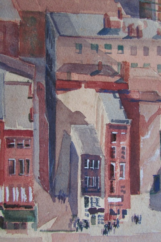 Harriet Ermentrout Bucks PA County Impressionist cityscape street scene gallery