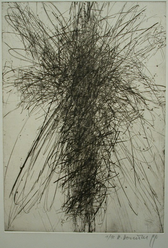 Modern Artist – Etching – No. 1/12, Unreadably Signed – 1999.