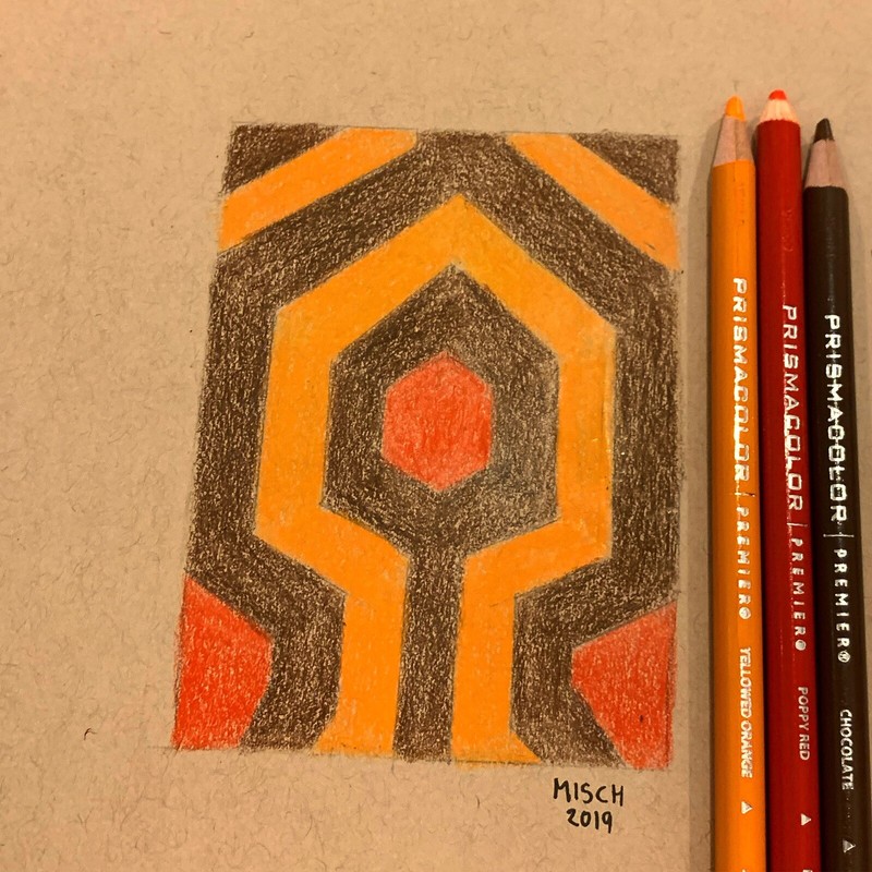 The Shining Carpet Original Drawing – Stephen King Stanley Kubrick Overlook