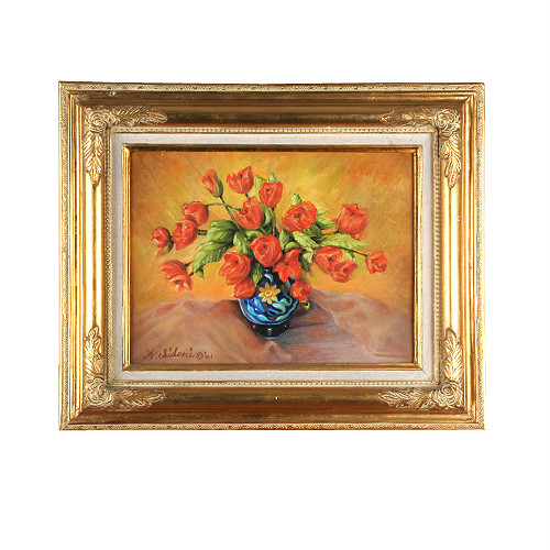«Morning Glow» By Anthony Sidoni 2001 Signed Oil on Canvas 18 1/2″x22 1/2″
