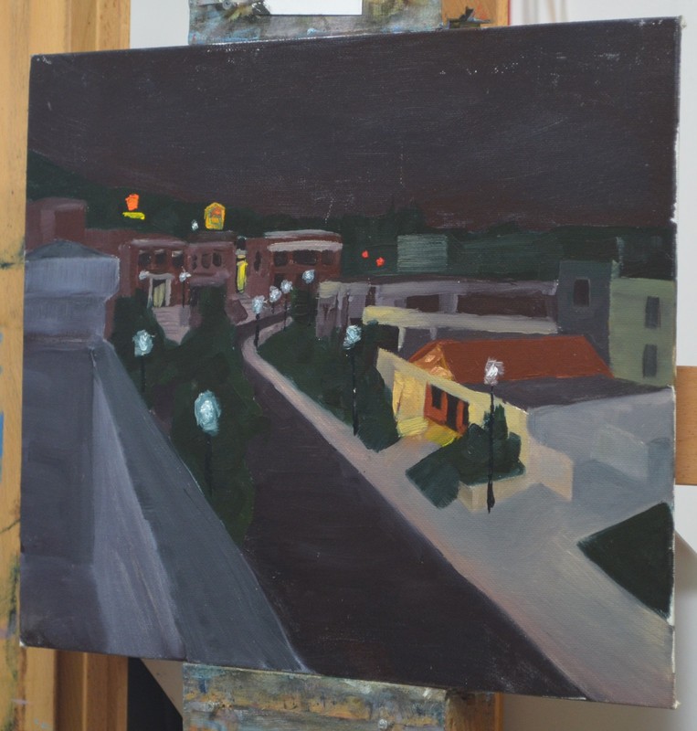 Original Art 11x14 Oil Painting in an Impressionistic Style Contemporary gallery