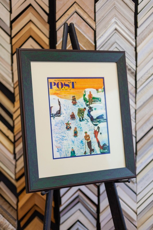 Evening Post, January 1961 – Handcrafted Framed Artwork, Home Decor 24×21