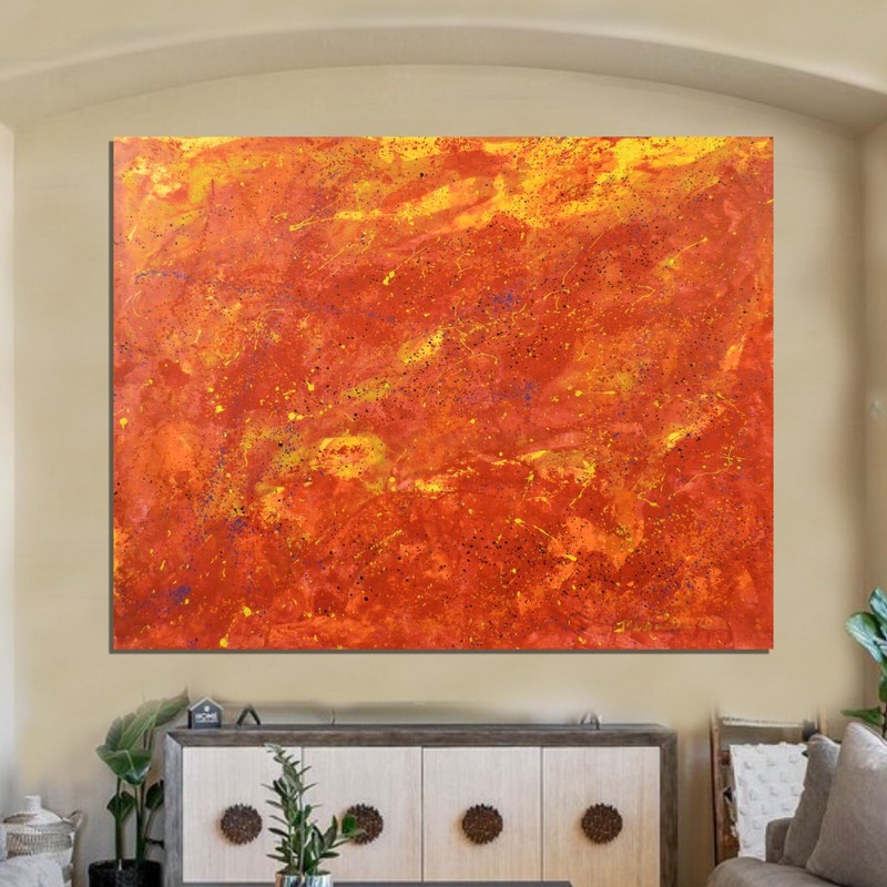 Mark Little Original Profession￼al Painting 81” X 62”(6ft 9in)Abstract Modern XL gallery