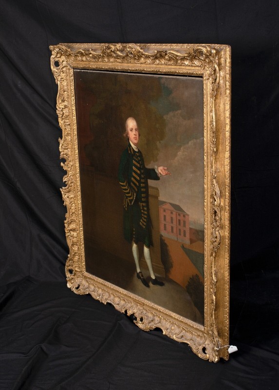 Large 18th Century Portrait George Farington - East India Company - Arthur DEVIS gallery