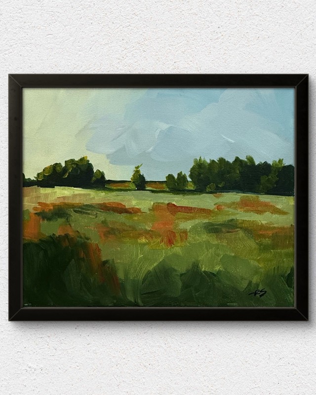 R Stevens Original Acrylic Landscape Painting 11×14