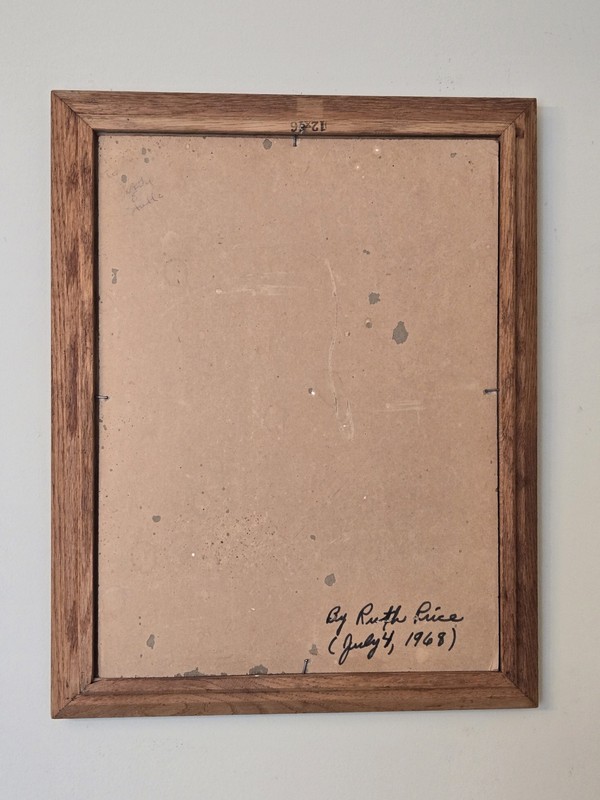 Paint By Numbers French Can Can Framed Craftint G-2 10G5 1968 Art Vintage gallery